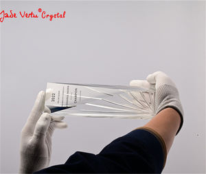 Prix de pièces de trophée transparent en <span class=keywords><strong>cristal</strong></span> fabriqué à la main en gros de luxe - Product Image 6