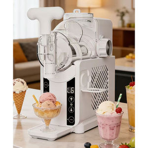 เครื่องทำน้ำแข็งอัตโนมัติแบบพกพาสำหรับใช้ในบ้านและรถยนต์ พร้อมฟังก์ชั่นทำไอศกรีมและทำน้ำแข็งได้อย่างรวดเร็ว - Product Image 6