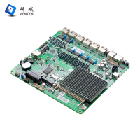 Fábrica Intel J1900 DDR3 pantalla VGA sin ventilador 6 RJ45 LAN Puerto Ethernet Pfsense servidor Firewall placa base integrada única