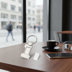 Porta Tarjetas Premium de Aluminio con Anillo para Llaves Número Uno - Product Image 3