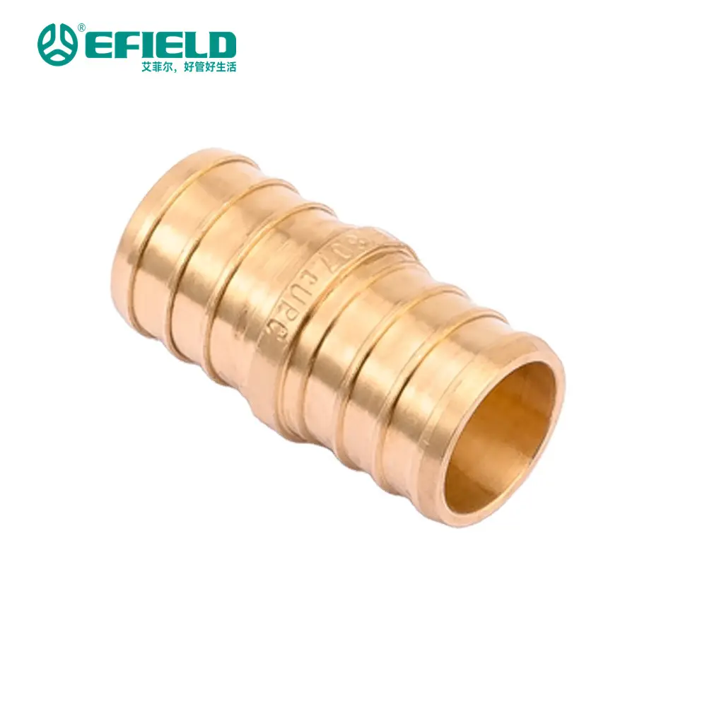 Латунный фитинг для труб, быстрый и простой фитинг-прямой соединение, используемое для соединения труб pex от Efield China