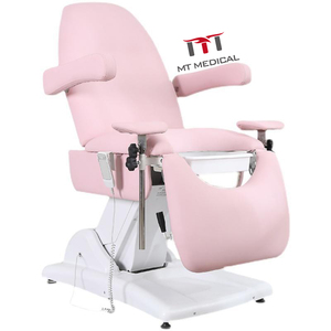 Table d'examen gynécologique MT <span class=keywords><strong>Medical</strong></span> Clinic, chaise gynécologique en cuir PVC, chaise gynécologique électrique - Product Image 3