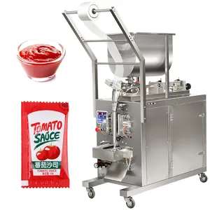 MAH 2-100ml Siemens PLC Automatic fruit jam\/honey\/paste\/ketchup\/mayonnaise chocolate liquid packing machine filling and seal