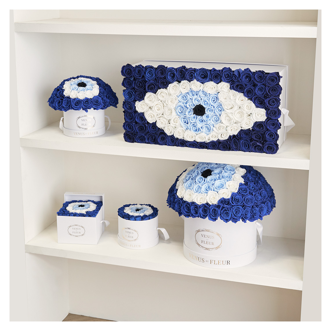 Fleur Éternelle JEWELRY CASE MINI BLUE Fleur Éternelle JEWELRY CASE MINI BLUE（The first-of-its
