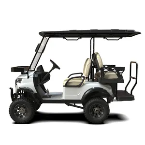 Hunting cart 4 Seat Forward Facing Golf Cart Electric Car 4 Seater Seat Belts