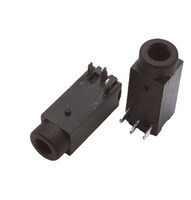 Connecteurs Jack Mono à Angle Droit 2,5 mm en Laiton pour PCB, Prise d'Écouteurs Résistante aux Hautes Températures, Colonne Audio Alimentée, Indice de Protection IP67