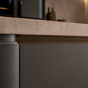 Meubles de <span class=keywords><strong>cuisine</strong></span> modernes de luxe avec îlot et plan de travail en quartz artificiel - Product Image 4