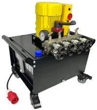 Bomba VHCP2015 1.5Kw 20L 380V con Direccional Manual de 3 Posiciones y 4 Vías y Ruedas - Product Image 3