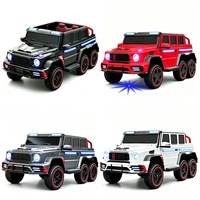 Mobil Listrik Anak 6 Roda 12V Bertenaga Baterai, Kendaraan Mainan dengan Fungsi Ayun, Musik, Lampu LED, Kursi Ganda Orang Tua-Anak 2+ Unisex