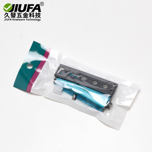 Jiufa Cabinet Door Rebound Device 78mm Base 122mm <b>Extended</b> Length Soft Closing Surface Mount Stainless Steel Minimalist Design - Product Image 2
