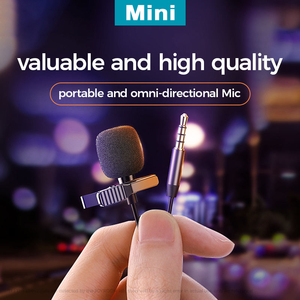 1.5M Có Dây Microphone Mini Xách Tay Lavalier Microphone Cho Ca Hát Ghi Âm Trực Tiếp Tương Thích Với Điện Thoại, PC, Máy Ảnh - Product Image 4