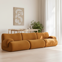 Ensemble de canapés modulaires sectionnels au design moderne, compressés sous vide avec éponge, pour salon, salle de sport et villa