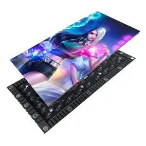 P2 LED panel birim başına 160*80 piksel temel su geçirmez boyut boyutu tasarım dijital reklam billboard göz alıcı tam renkli