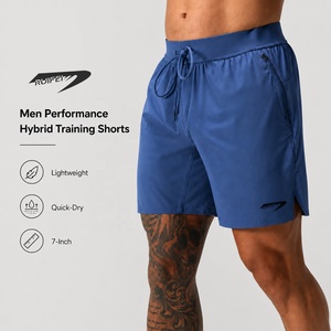 Pantaloncini Sportivi da Uomo Personalizzati OEM in Poliestere con Perforazione Laser per Fitness, Allenamento, Corsa e Palestra - Product Image 1