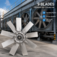P5 9-Blatt Reversierbarer Axiallüfter-Impeller mit 9 Flügeln für Holztrocknungsventilatoren