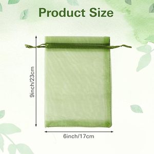 Fruit Protection Bags, Green Fruit <b>Netting</b> Covers with Drawstring, <b>Mesh</b> Barrier Bags for Pest Control, Ideal - Product Image 1