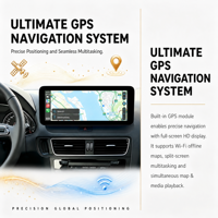 Snapdragon 665/685 untuk Audi Q5 Q5L (2009-2016) Radio Mobil 10.25"/12.3", Head Unit GPS Multimedia Nirkabel CarPlay & Android Auto