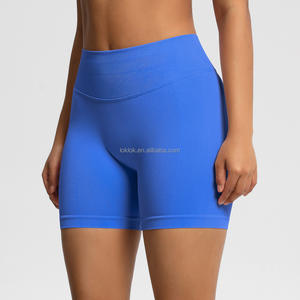 Shorts Deportivos de Mujer al por Mayor, Transpirables, de Secado Rápido, Sin Costuras, con Efecto Push-Up, Logotipo Personalizado, Cintura Alta, para Gimnasio, Yoga - Product Image 2