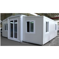 Maison conteneur modulaire extensible à dépliage rapide et utilisation simple pour bureau de chantier et dortoir sur site de construction routière