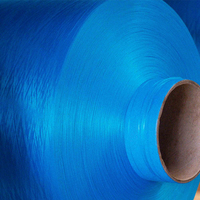Fil texturé DTY 100% polyester recyclé, haute ténacité, respectueux de l'environnement, certifié Oeko-Tex, teint pour broderie et tissage, Chine