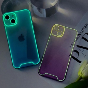 Cover per cellulare luminose a luce notturna per iPhone 14 13 12 Pro Max custodia trasparente per telefono Para Celulares Por Mayor - Product Image 2