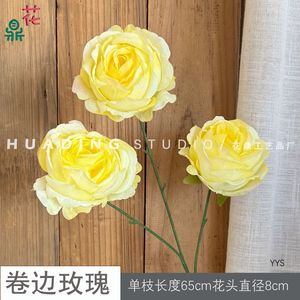 Fleurs artificielles en soie HuaDing Studio pour mariage et décoration de salon - Product Image 5