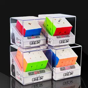 De gros 2x2 vitesse cube magnétique-Qikeyi — aimants professionnels sans colle, séries 2x2x2x2 3x3 4x4 5x5x5, magnétiques en forme de Cube, vitesse magnétique 2x2 3x3 4x4 5x5 Puzzle Cubes