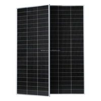 Panneaux solaires monocristallins en verre de type P 200W 18V 36V pour toit de camping-car avec cadre et connecteur MC4