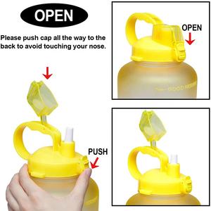 Botellas de Agua de 1 Galón/128oz/64oz con Logotipo Personalizado, Botella de Agua Aislada y Motivacional con Marcador de Tiempo, Libre de BPA - Product Image 6