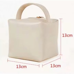 Échantillon gratuit de trousse de maquillage miniature imperméable, personnalisée, professionnelle, petite, portable, de voyage, en PU polyester. - Product Image 6
