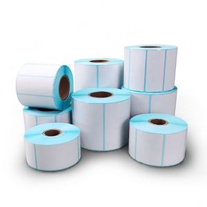 4" X 6" Self Adhesive Sticker Blank Thermal <b>Label</b> Custom Shipping Barcode Sticker - Product Image 1