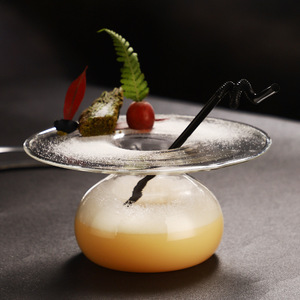Personnalité Bar <span class=keywords><strong>Verres</strong></span> à Cocktail avec Plats <span class=keywords><strong>de</strong></span> Glace Sèche Verre Transparent Articles à Boire pour Restaurant Hôtel - Product Image 4