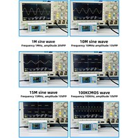 Générateur de signaux à forme d'onde arbitraire Feelelec FY6500, source de signal à double canal de haute précision avec compteur de fréquence
