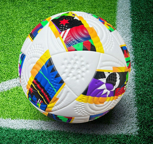 Bola Sepak Champions League No 5 PU Skinning Tahan Aus Tanpa Jahitan Heat-Bonded Untuk Latihan/Pertandingan Dewasa/Pelajar