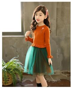 Vente en gros de robes pour filles de 7 ans, style coréen, pour fête d'anniversaire, vêtements pour enfants, articles de mode en ligne, produits simples et innovants - Product Image 2