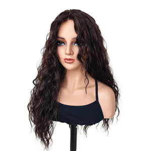 Perruque Lace Frontale Rouge Sirène, Cheveux Longs Ondulés Bouclés Effet Vague d'Eau, Sans Colle, avec Dentelle Réaliste Effet Cuir Chevelu, Bonnet Complet, Fabriquée à la Machine, Vente en Gros Senmu Beauty - Product Image 4