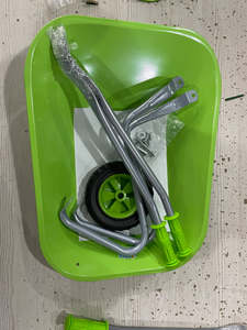 소년 소녀 야드 로버 스틸 트레이 어린이 금속 수레 어린이 정원 핸디 트롤리 카트 모래 해변 아이 바퀴 수레 장난감 - Product Image 5