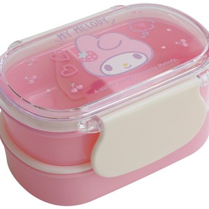 Boîte à bento double couche Hello Kitty, boîte à lunch en plastique jaune pour enfants, Universal Studios Singapour - Product Image 4