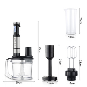 Procesador de Alimentos 5 en 1, Picador de Verduras, Batidora, Exprimidor, Licuadora Eléctrica, Set de Máquinas para Cocina - Product Image 3