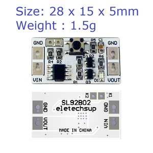 Interrupteur électronique bistable autobloquant DC 3.3V 5V 12V pour Arduiuo MEGA2560 ESP32 <span class=keywords><strong>ESP8266</strong></span> LED Moteur - Product Image 5