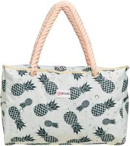Échantillon gratuit, vente en gros, sac à main de plage, sac à bandoulière d'été, sac fourre-tout pour femmes en tissu éponge à rayures monogramme - Product Image 1