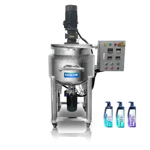CYJX Cosmetic Chili Sauce Mixer Tank Reactor Essential Oil Industrial Mixing Overhead Stirring Mixer Machine High Shear