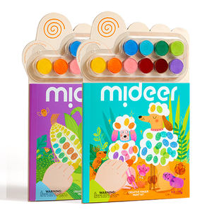 Kit de peinture au doigt créatif Mideer Secret Garden 3+ <span class=keywords><strong>Livre</strong></span> d'art des empreintes digitales pour le dessin précoce Prêt à peindre Jouet de dessin - Product Image 1