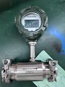 High Accuracy Tri Clamp Type Stainless Steel Diesel Fuel Oil Turbine Flow Meter