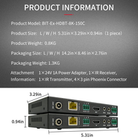 Extenseur AV HDBaseT 3.0 |   4K120Hz, contrôle CEC, latence nulle pour la production virtuelle/studios