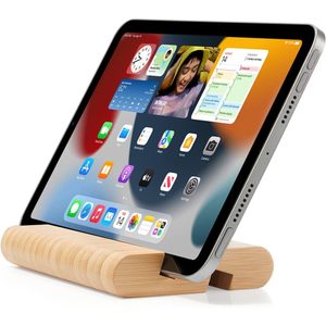 Solid Wood Phone Holder Tablet <b>Stand</b> Natural Color Desktop <b>Stand</b> For <b>IPhone</b> And Ipad - Product Image 3