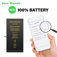 Baterai Ponsel OEM Kara Manda untuk iPhone dengan Papan Proteksi Diagnostik Menunjukkan Kesehatan Baterai 100% untuk iPhone 12 12Pro
