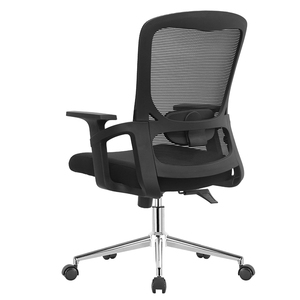 Articoli Gratuiti con Spedizione Gratuita: Sedia da <span class=keywords><strong>Ufficio</strong></span> Girevole Moderna in Rete con Base in Metallo Cromato - Product Image 2