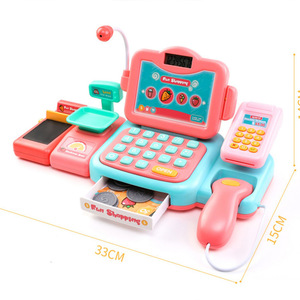 Juguete de Caja Registradora Simulada Baby Valley con Escáner y Lector de Tarjetas para Niños, Juego de Imitación de Supermercado, Mostrador de Caja 4-6 - Product Image 4