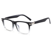 2258 Nuevas Gafas Ópticas de Montura Cuadrada Vintage, Montura Completa, de Alta Gama, Moda Sencilla, Anti Luz Azul, para Hombre, Venta al Por Mayor